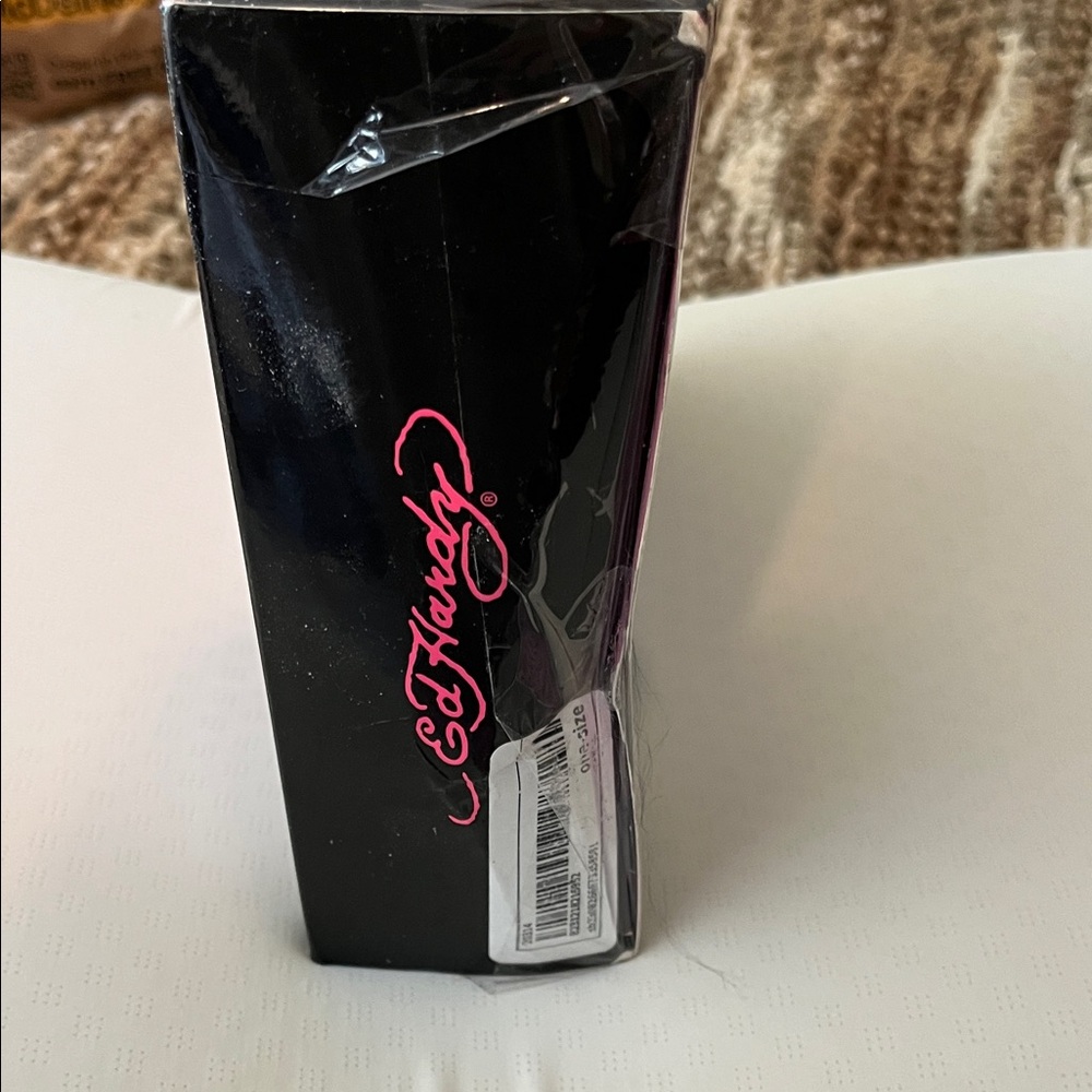 NWT Ed Hardy Pink and Black Floral Leopard Wallet with Pink Body Care Gift Set - Picture 7 of 12